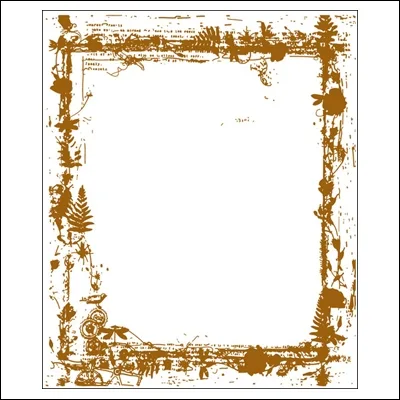Prima Marketing Mini Clear Stamp Botanical