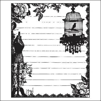 Prima Marketing Mini Clear Stamp Fairy Belle