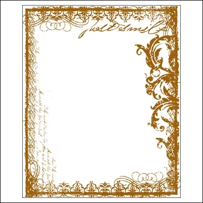 Prima Marketing Mini Clear Stamp Botancial