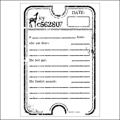 Prima Marketing Mini Clear Stamp North Country