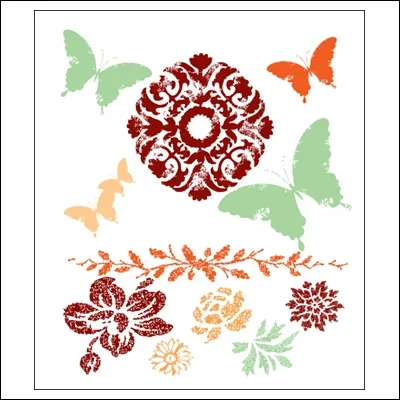 Prima Marketing Mini Clear Stamps Fairy Flora