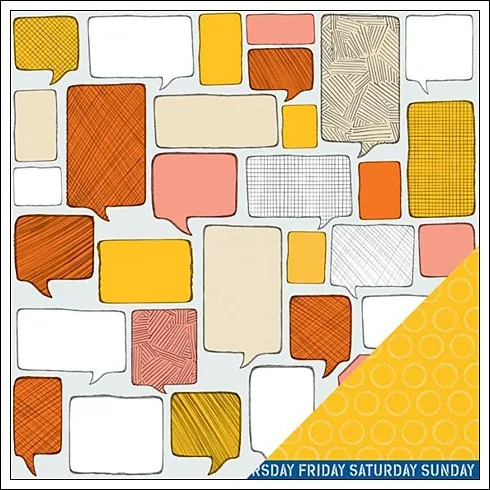 American Crafts Paper Think Good Thoughts Ready Set Go Collection by Amy Tangerine
