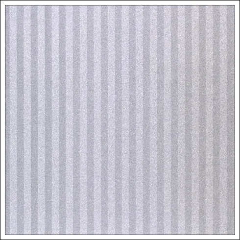 American Crafts Pow Glitter Paper Stripes Silver
