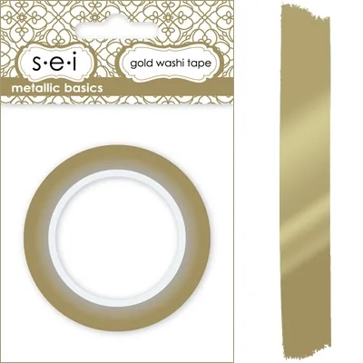 SEI Washi Tape Gold Metallic Basics Collection