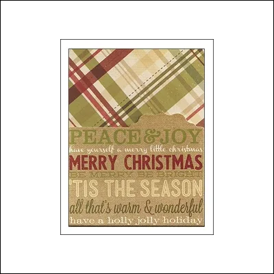 Simple Stories Memorabilia Pocket 3x4 Christmas