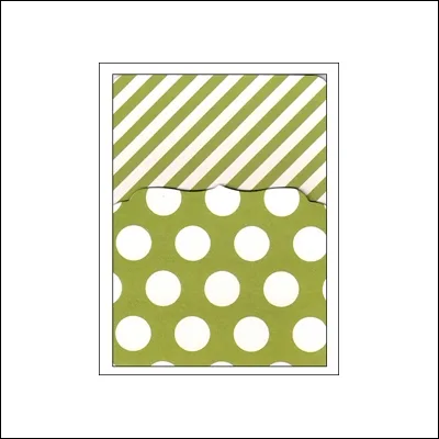 Simple Stories Memorabilia Pocket 3x4 Green Snap Collection