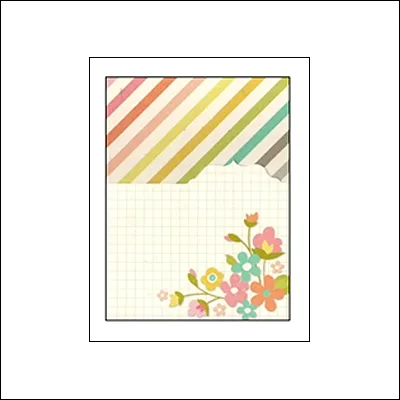 Simple Stories Memorabilia Pocket 3x4 Vintage Bliss Collection