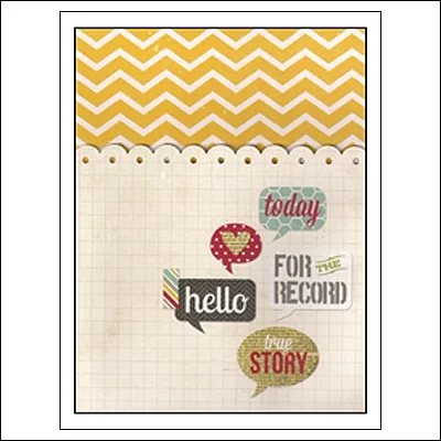Simple Stories Memorabilia Pocket 6x8 24 Seven Collection