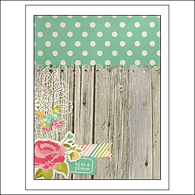 Simple Stories Memorabilia Pocket 6x8 Vintage Bliss Collection