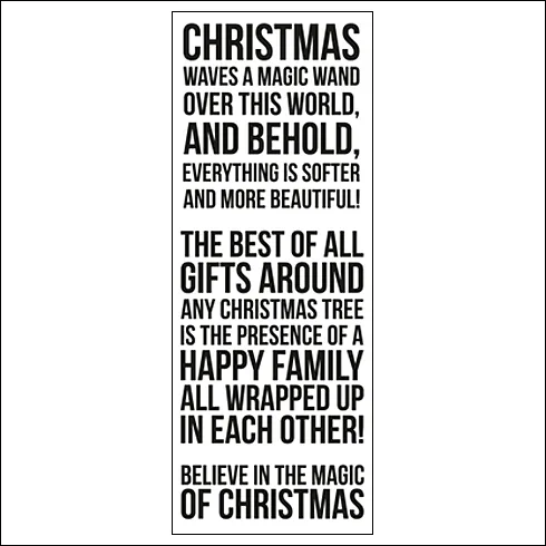Kaisercraft Clear Stamp Magic of Christmas