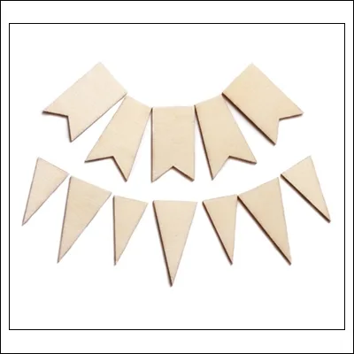 Studio Calico Wood Veneer Flags and Pennants Classic Calico Vol 1 Collection