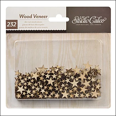 Studio Calico Wood Veneer Tiny Stars Classic Calico Vol 2 Collection