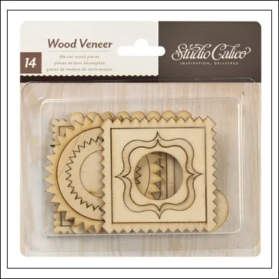 Studio Calico Wood Veneer Frames Take Note Collection