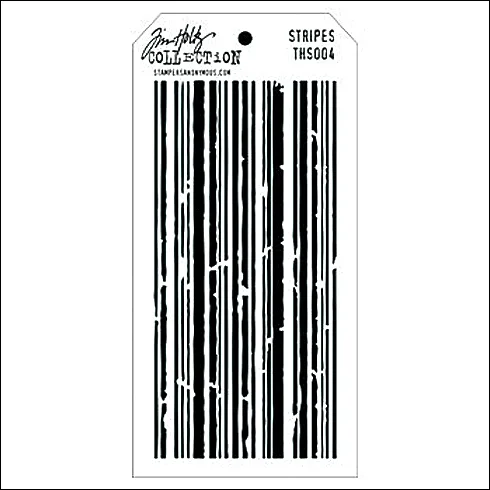 Stampers Anonymous Layering Stencil Stripes by Tim Holtz Collection