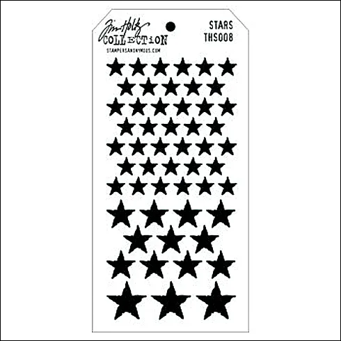 Stampers Anonymous Layering Stencil Stars by Tim Holtz Collection