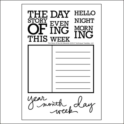 Technique Tuesday Clear Stamps The Story Of by Ali Edwards