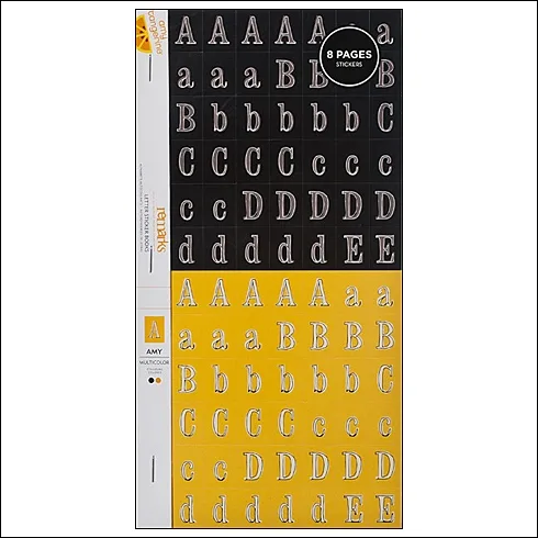American Crafts Remarks Letter Stickers Book by Amy Tangerine