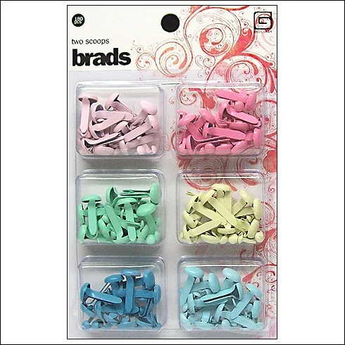 Basic Grey Brads Two Scoops Collection