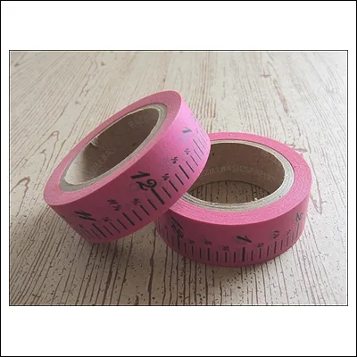 Bazzill Paper Tape Ruler Vintage Marketplace Collection