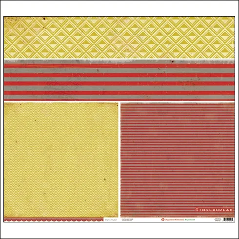Crate Paper Paper Sheet Gingerbread Peppermint Collection