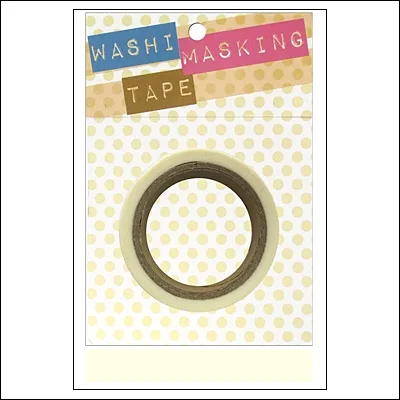 Darice Washi Tape White