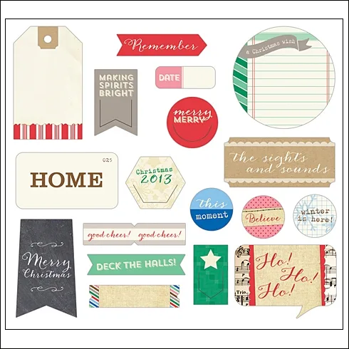 Elles Studio Bits and Pieces Noel Collection