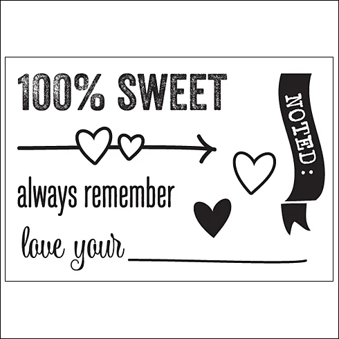 Elles Studio Clear Stamps Sweet The Sweet Life Collection