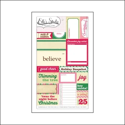 Elles Studio Collected Cutouts Be Merry Collection