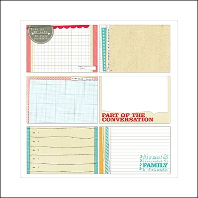 Elles Studio Large Journaling Tags The Sweet Life Collection
