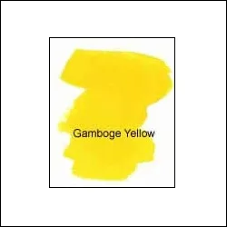 Nicholsons Peerless Transparent Watercolor Sheet Gamboge Yellow
