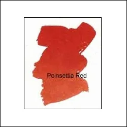 Nicholsons Peerless Transparent Watercolor Sheet Poinsettia Red