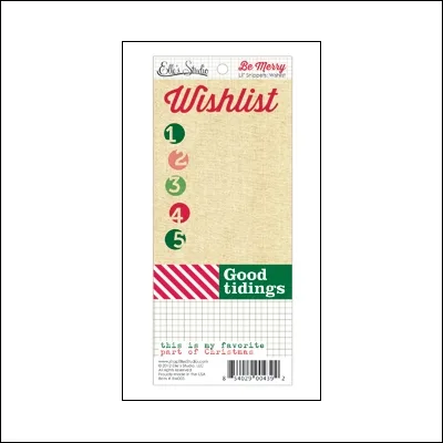 Elles Studio Lil Snippets Wishlist Be Merry Collection