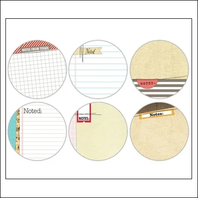 Elles Studio Noted Circle Tags