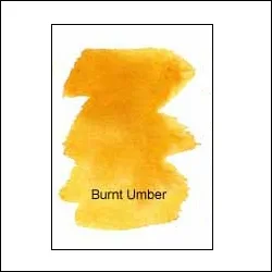Nicholsons Peerless Transparent Watercolor Sheet Burnt Umber