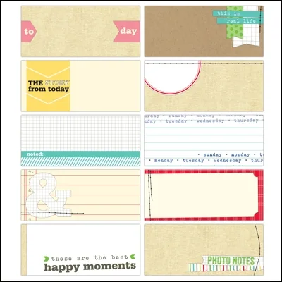 Elles Studio Tiny Tags Day To Day Collection