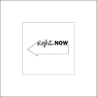 Evalicious Cling Stamp Right Now Arrow