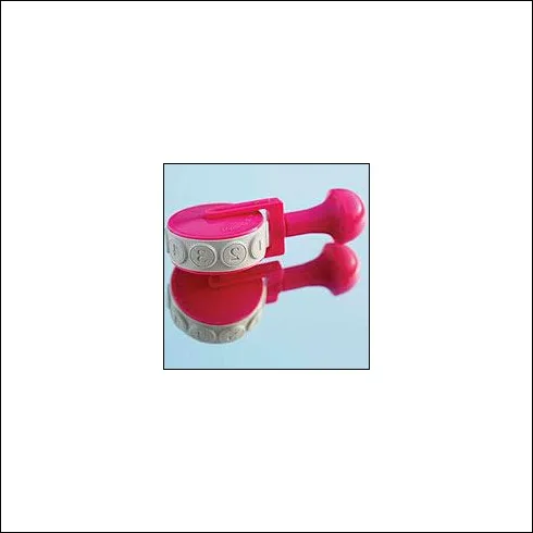 Glitz Design Pink Tiny Roller Doodle Circle Numbers