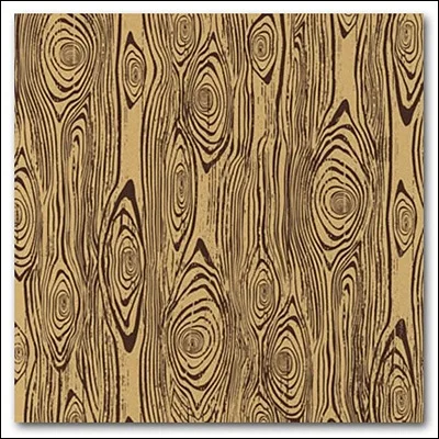 Hambly Screen Prints Kraft Paper Woodgrain Remix Brown