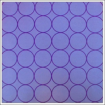 Hambly Screen Prints Metallic Purple Paper Chic Circles Purple