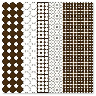 Hambly Screen Prints Overlay Transparency Mod Circles Brown
