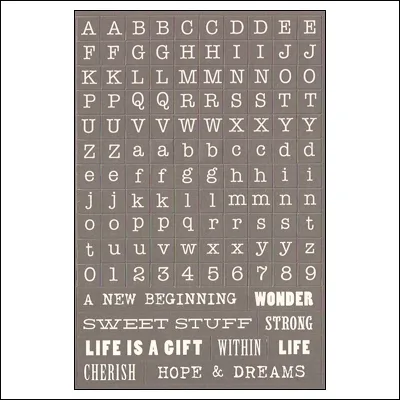 My Minds Eye Alpha and Word Sticker Sheet Skys The Limit Find Your Wings And Fly Collection by Rhonna Farrer