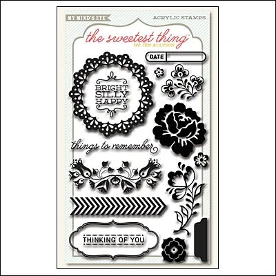 My Minds Eye Clear Stamps Bluebell Remember The Sweetest Thing Collection