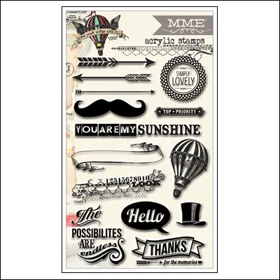 My Minds Eye Clear Stamps Up and Away Find Your Wings and Fly Collection by Rhonna Farrer