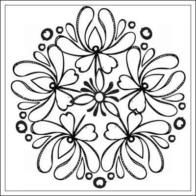 Prima Marketing Mini Clear Stamp Paintable Flowers