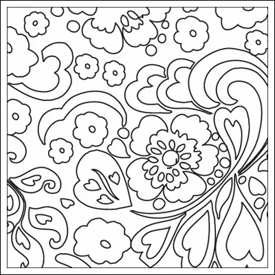 Prima Marketing Mini Clear Stamp Paintable Flowers