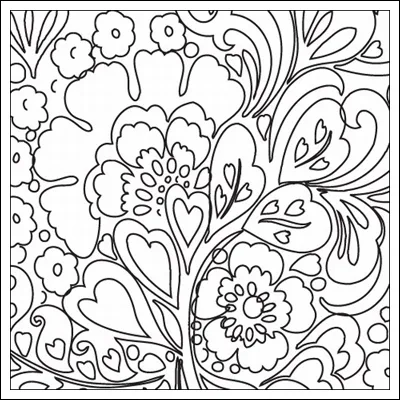 Prima Marketing Mini Clear Stamp Paintable Flowers