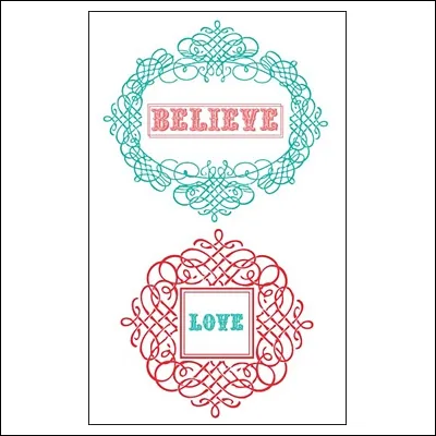 Prima Marketing Clear Stamps Believe