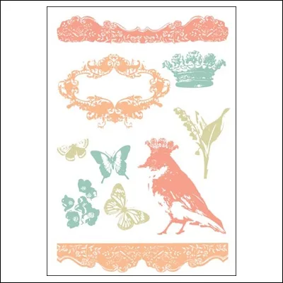 Prima Marketing Clear Stamps Shabby