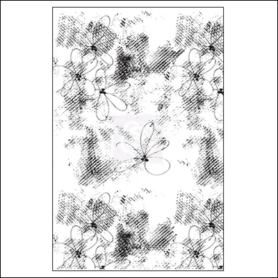 Prima Marketing Cling Mounted Rubber Stamp Mixed Media Background