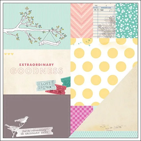 American Crafts Paper Extraordinary Avenue 5th and Frolic Collection by Dear Lizzy
